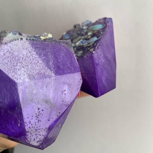 Handmade faux resin geodes :) - Picture 3 of 4